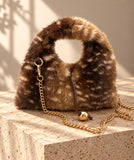 New Fawn faux fur mini bag