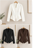 New Seren soft stretch peplum cardigan
