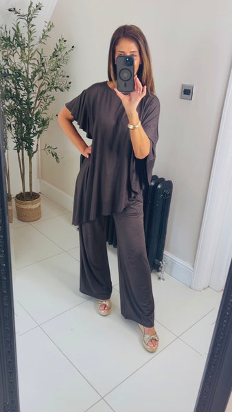 New Willow Asymmetric trouser co-ord set