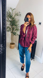 New Parker faux suede relaxed fit military style jacket