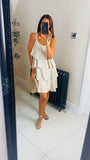 New Hailie tiered ruffle dress