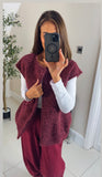 New Lizzie wool effect Gilet
