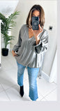 New Florence satin slouch top