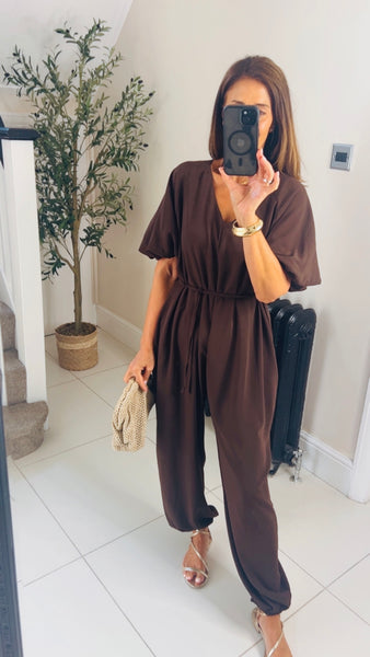 New Drew slouchy puff sleeve jumpsuit