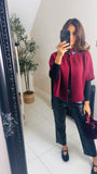 New Bay cape style swing knit cardigan