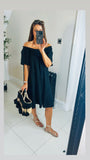 New Jesse cotton cheesecloth swing dress