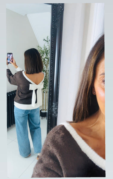 New Brodie bow back jumper