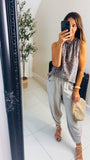 New Gemma leopard print slouchy vest top