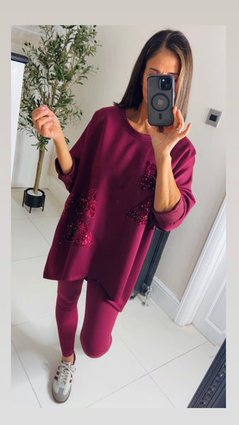 New Sequin Bow sweatshirt