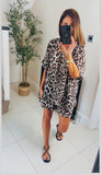New Betsy cotton leopard shorts coord set