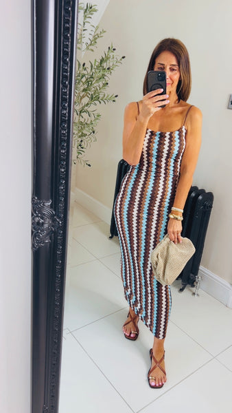 New Eliza spaghetti strap maxi dress
