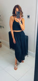 Kiki split leg swishy trousers