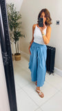 Kiki split leg swishy trousers