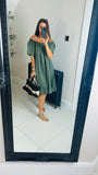 New Jesse cotton cheesecloth swing dress