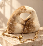 New Fawn faux fur mini bag
