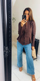 New Seren soft stretch peplum cardigan
