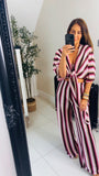 New Puro zig zag beach trousers and wrap coord