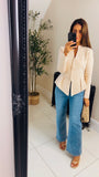 New Seren soft stretch peplum cardigan