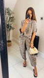 New Lulu bandana print 100% cotton barrel trousers coord
