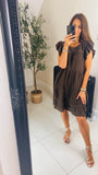 New Jude cotton embroidery swing dress