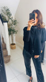 New Bay cape style swing knit cardigan