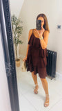 New Hailie tiered ruffle dress