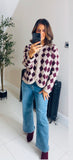 New Sandie diamond knit cardigan