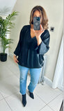 New Florence satin slouch top