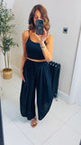 Kiki split leg swishy trousers