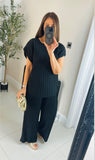Hettie pleated 2 piece trouser set