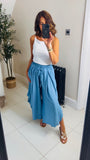 Kiki split leg swishy trousers