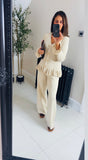 New Petal trouser and cardigan co-ord