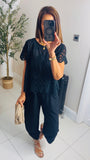 New Tracy boho style lace sleeve top