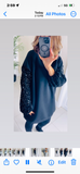 New Stacie sequin sleeve sweatshirt dress