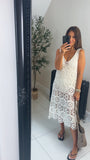 Clemmie Crochet beach dress