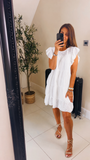 New Jude cotton embroidery swing dress
